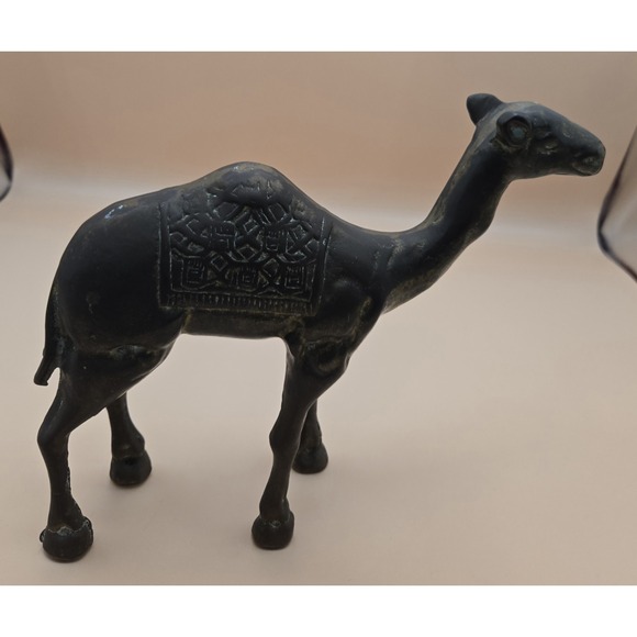 Vintage Brass Camel Heavy Figurine - Picture 4 of 9